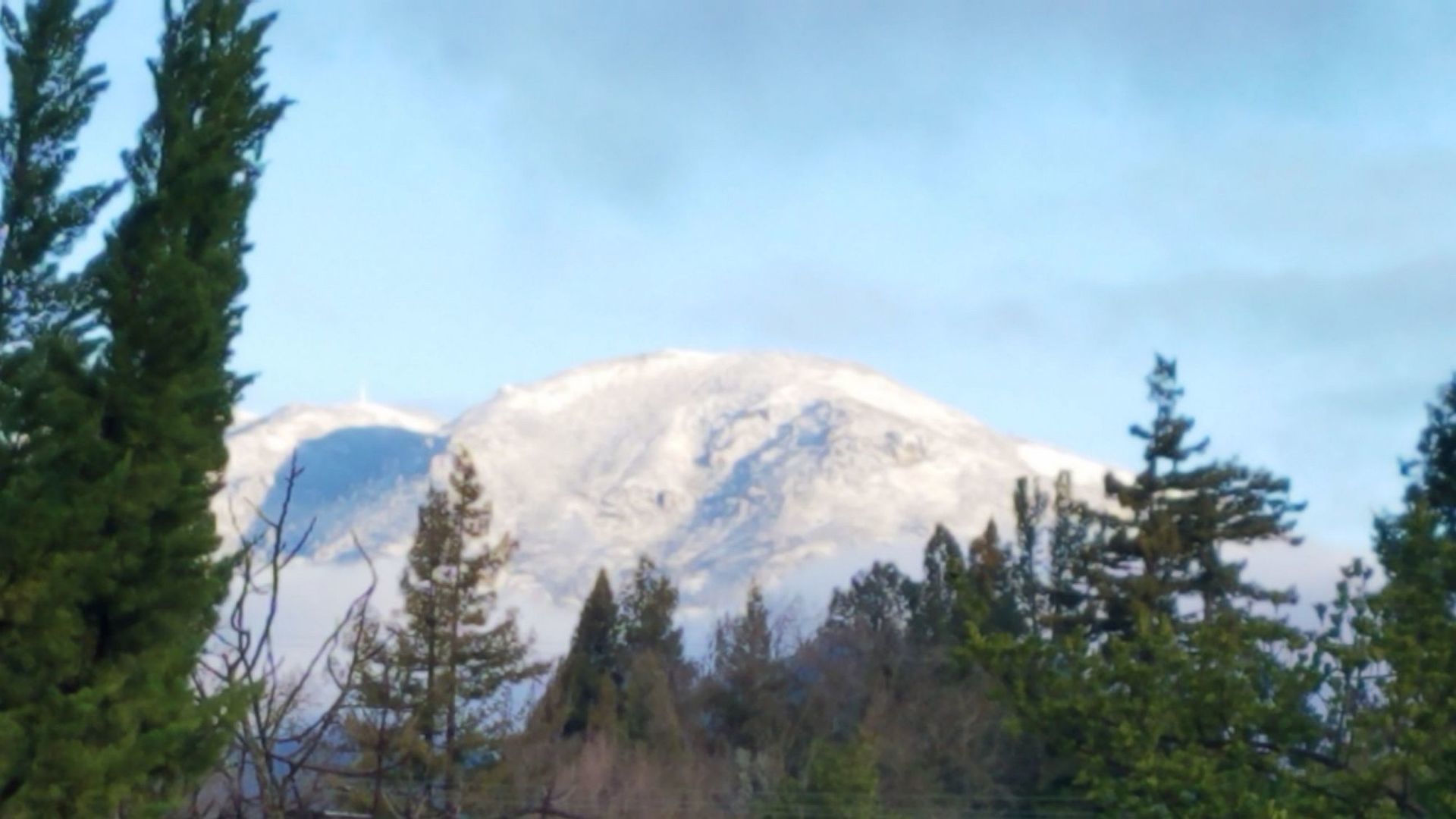 Snow on the mountain